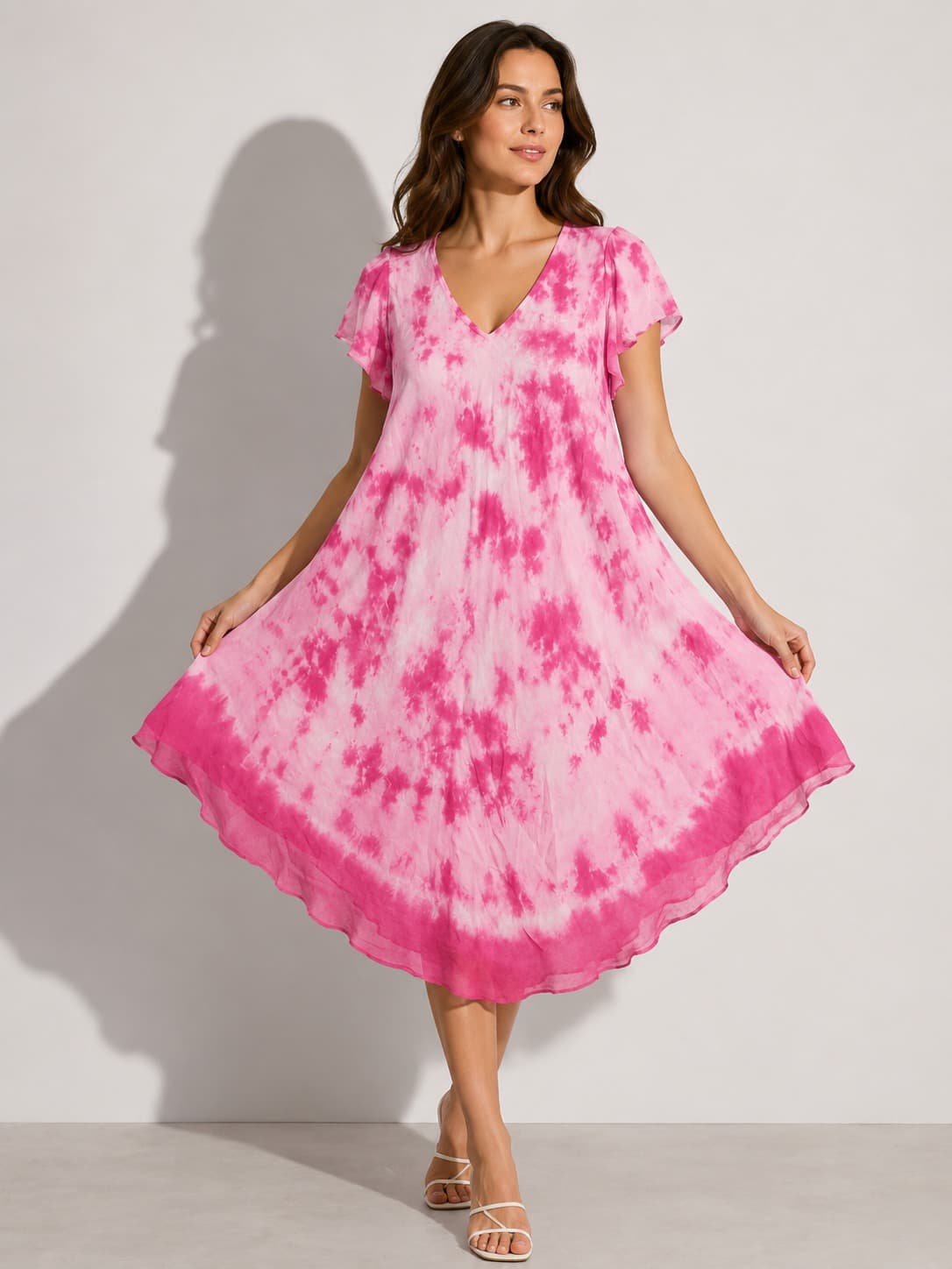 Tie Die Umbrella Dress